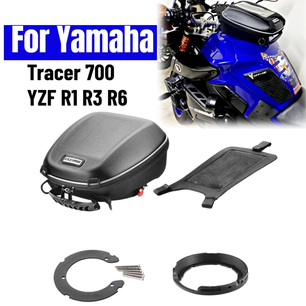 Tank Bag for Yamaha Tracer 700 MT07 Tracer MT10/SP FZ25 Fazer R6 R7 R1 R25 R15 V4 MT10 MT15 MT25 Luggage Bag Backpack Quick Lock
