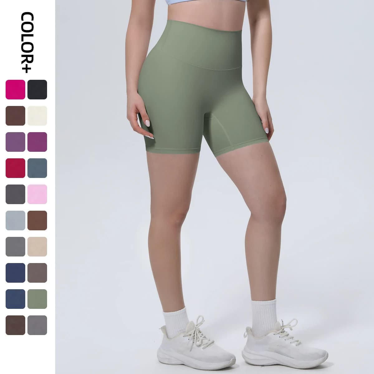 Women's summer sports shorts, yoga shorts, high waist push-up shorts, fast drying fitness shorts, cycling shorts, training, gym