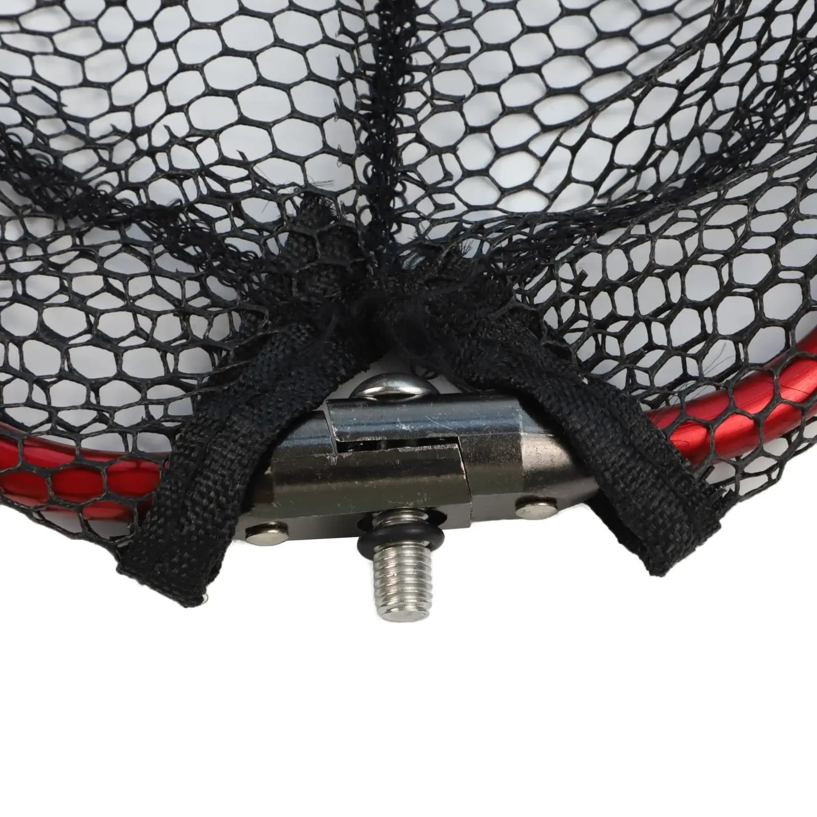 Rete da pesca in lega di alluminio Rete da pesca pieghevole Viaggi di pesca Rete in nylon rivestito con cerchio in lega di alluminio Resistente ai pesci
