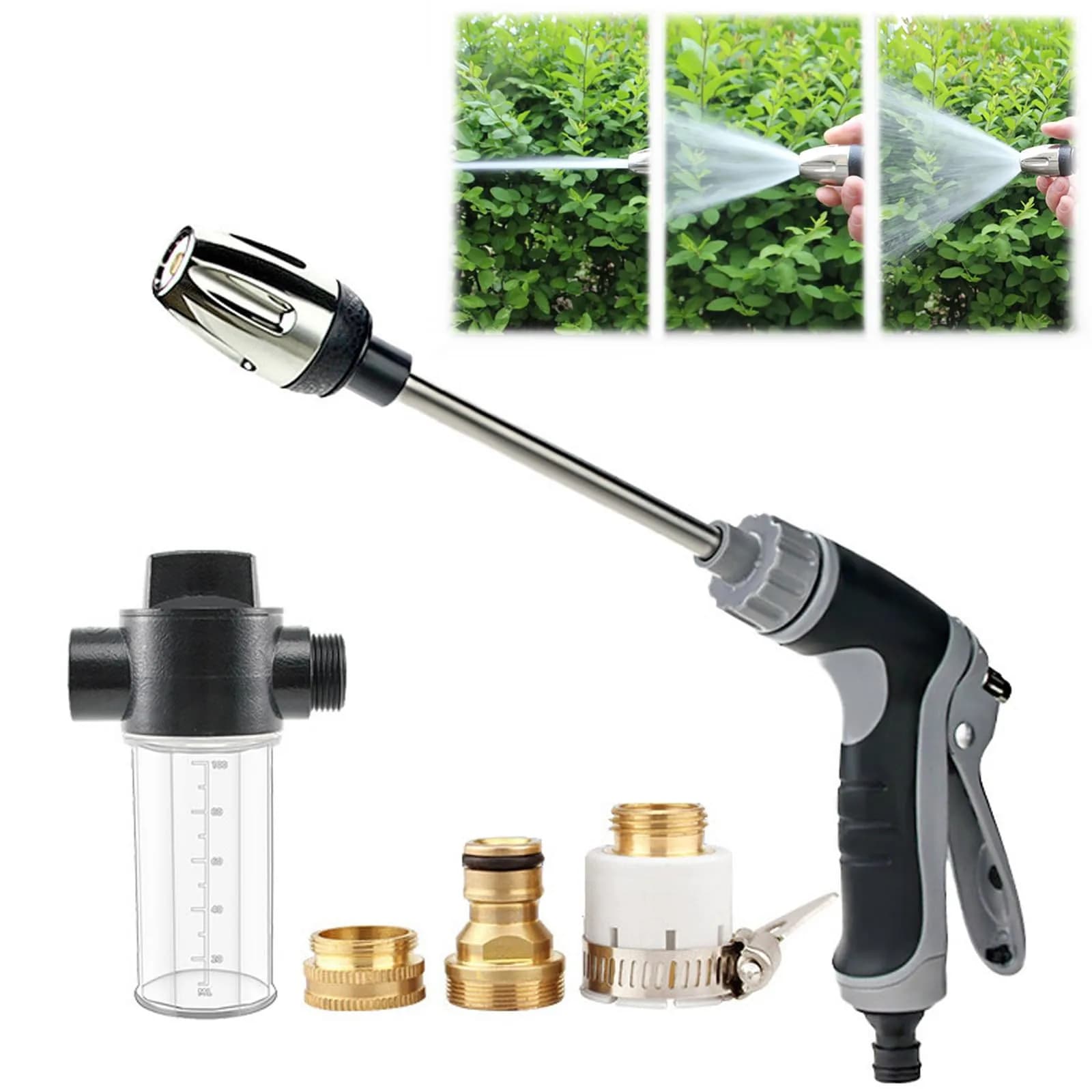Idropulitrice ad Alta Pressione, Pistola ad Acqua per Lavaggio Auto, Ugello per Irrigazione Giardino, Strumenti Portatili per Pulizia Automobili