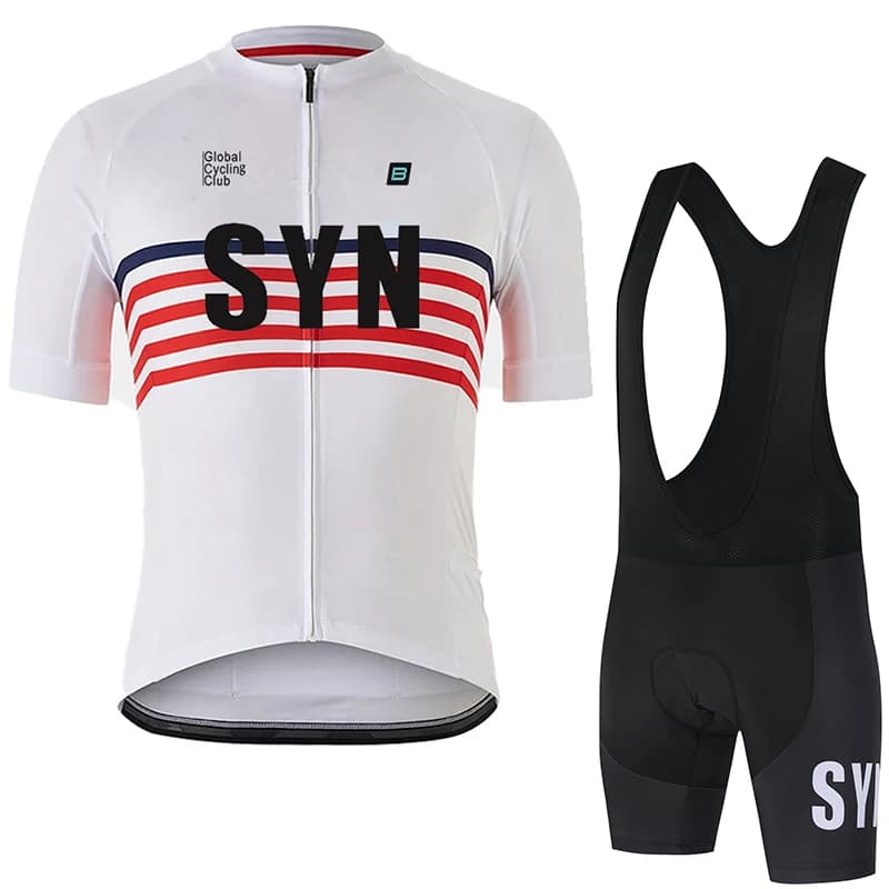 Men's cycling suit 2026 SYN, summer set with mesh and shorts, sun protection, light, with straps