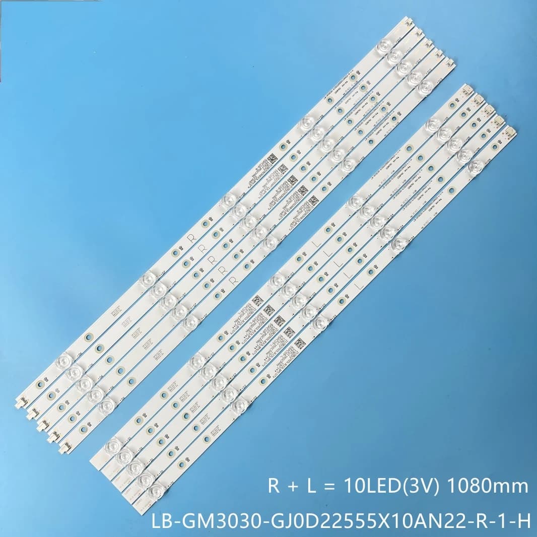 Strisce LED per 55 TV 55 pus670 4/12 55 pus7334 55 pus5670/12 55 pus6804/12 55 pus7334/12 55 pus5670/12 LB-GM3030-GJ0D22555X10AN22-L-1-H