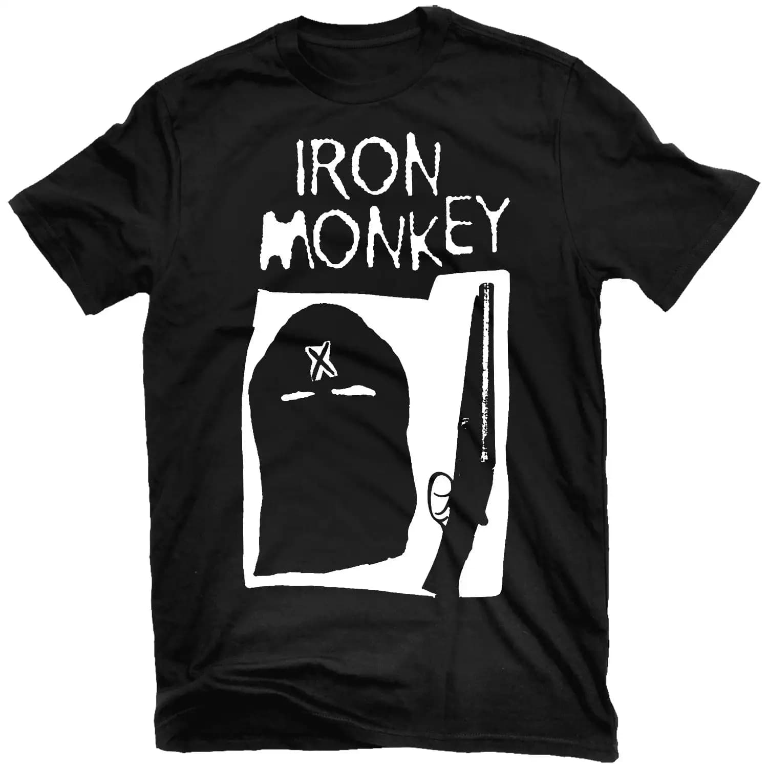 Iron Monkey “Spleen & Goad Rock Band Graphic Tee 100% Cotton Round Neck Casual Unisex T-shirt Summer Top