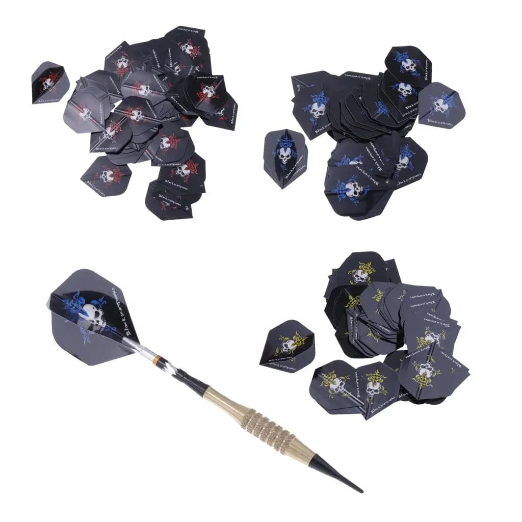 Accessori per Freccette in Plastica, Alette Sagomate Standard in Materiale PET per Kit Accessori Bersaglio, Freccette con Punta Morbida