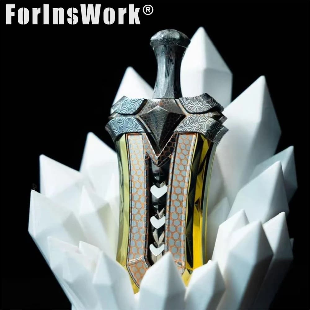 Armatura sospesa Spada Cursore magnetico a spinta EDC Fidgets Giocattolo antistress magnetico Fidget Giocattolo da tavolo