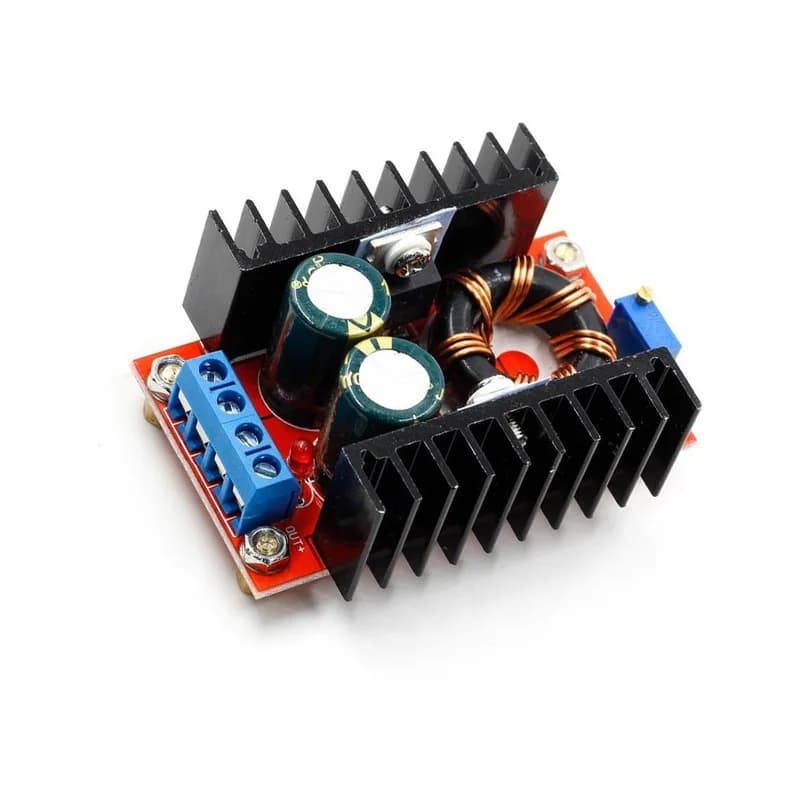 2 Pezzi Convertitore DC-DC Boost 150W da 10V-32V a 12V-35V Regolabile, Modulo Step-Up per Auto, Laptop, Power Bank