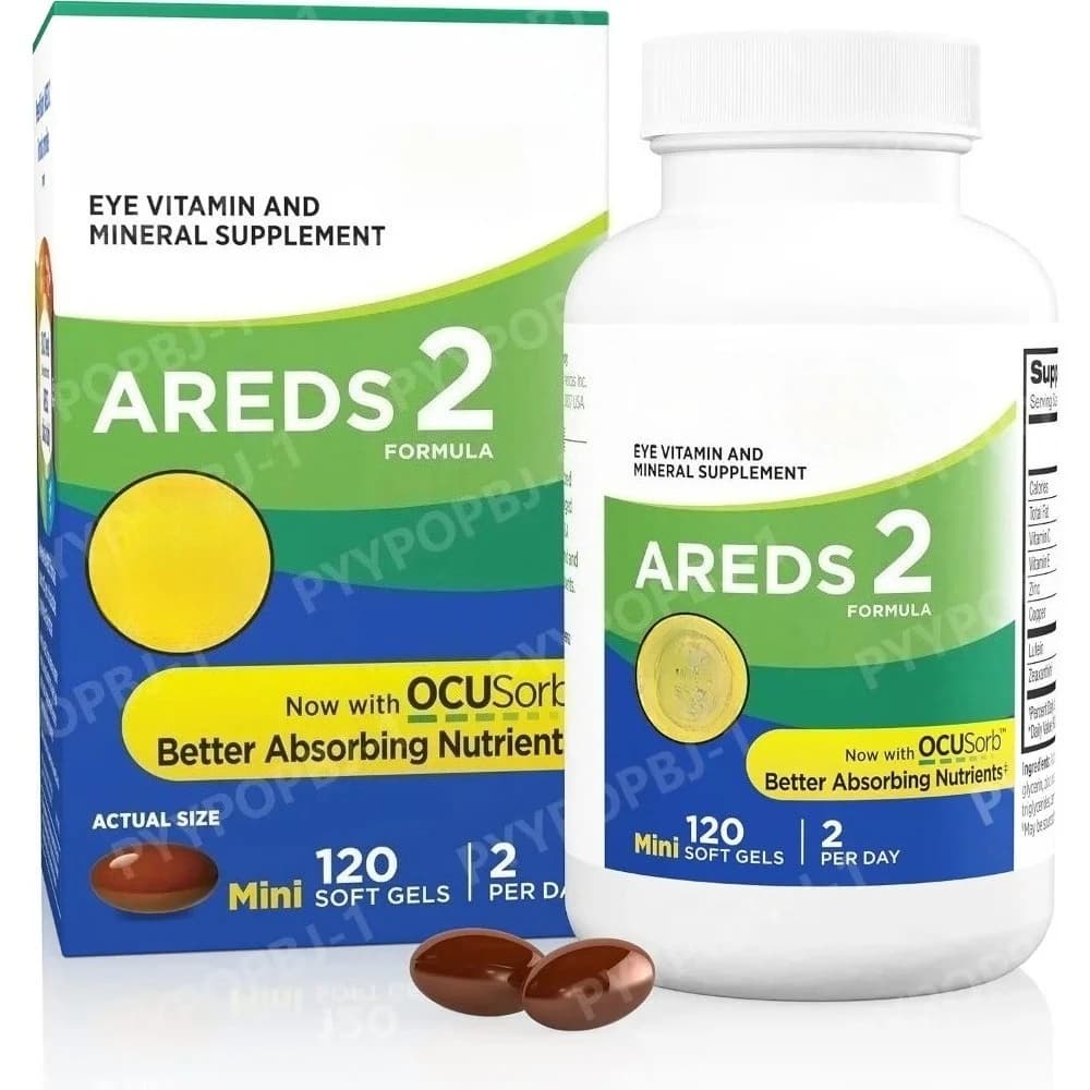 PreserVision AREDS 2 vitamins and minerals supplement with Bausch Lomb OCUSorb lutein and zeaxanthin