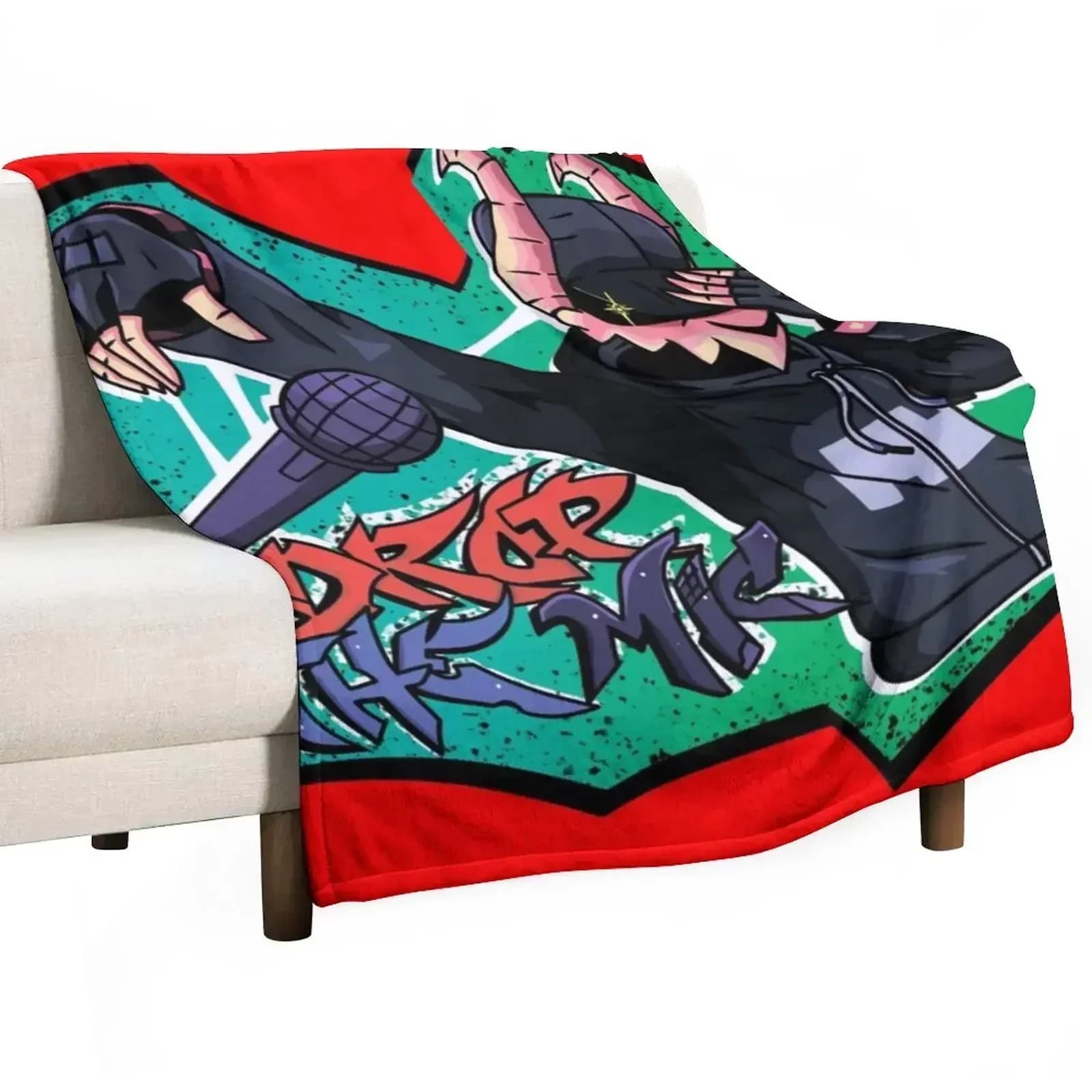 fnf tabi graffiti drop the mic Throw Blanket Blankets For Baby Sleeping Bag Picnic Sofa Quilt Travel Blankets