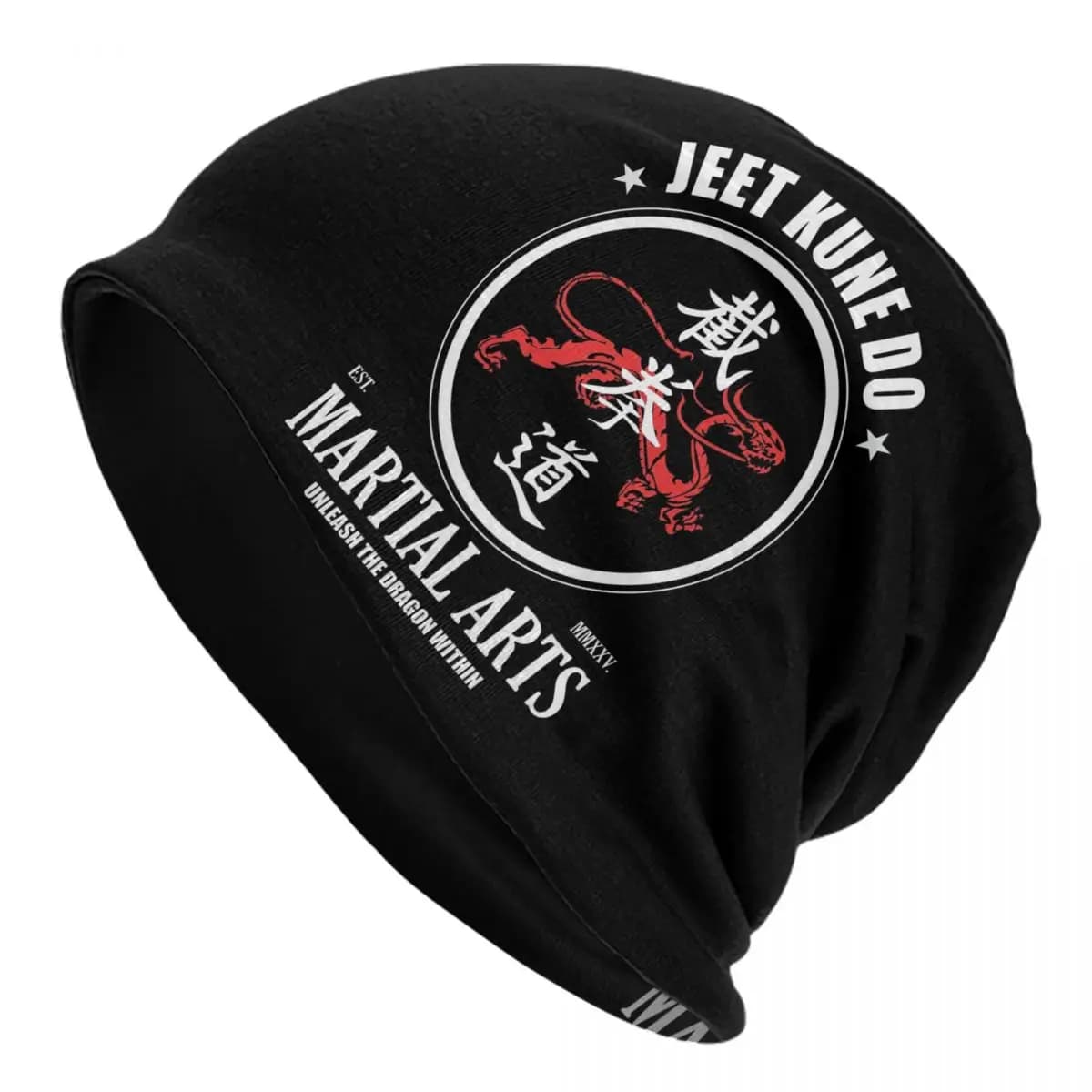Unleash The Dragon Within Jeet Kune Do Dragon Power Unisex Adult Beanies Caps Knitted Bonnet Hat Warm Outdoor Skullies Hats