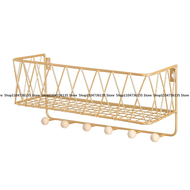 Mensola da parete creativa, ripiano portaoggetti in ferro battuto con finitura a gancio, soggiorno, camera da letto, bagno, studio, cucina