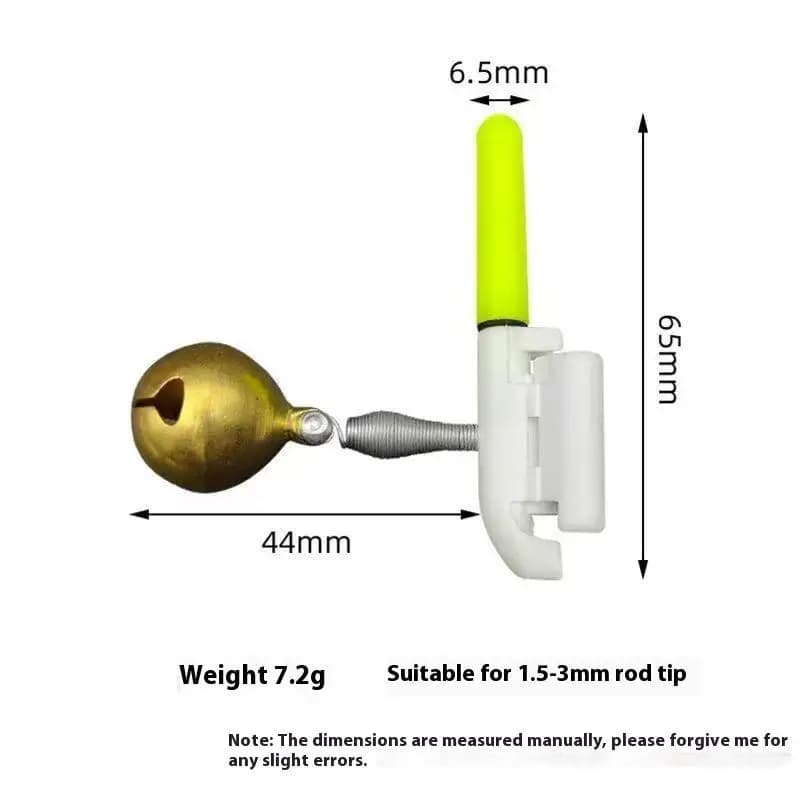 1 pz Flash elettronico canna da pesca punta luce LED luminose campanelle aste luminose per strumenti di allarmi per morso di pesce luminoso notturno