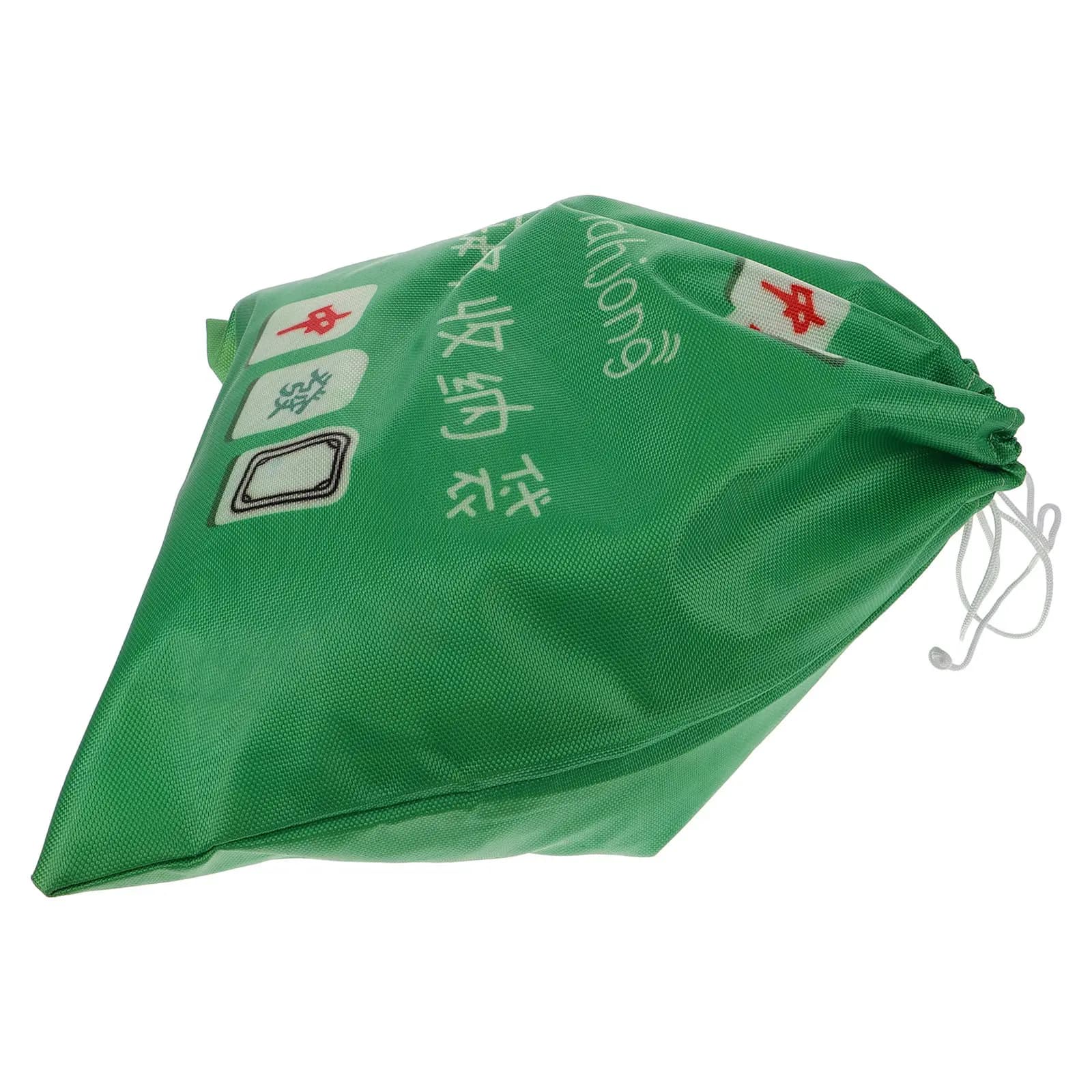 Borsa portaoggetti per Mahjong, leggera, con coulisse, custodia protettiva portatile per tessere, pieghevole, accessorio da gioco, confezione regalo