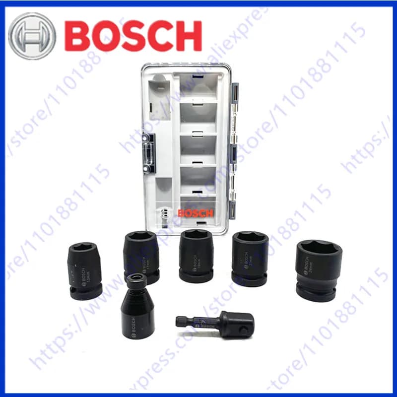 Manicotto IMPACT LONG LIFE 1/2 "2608551029 per BOSCH 13MM 17MM 19MM 21MM 24MM set Strumento di riparazione per la manutenzione dell'automobile