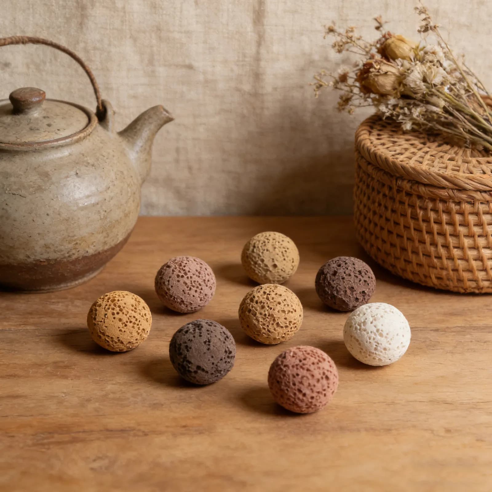 20Pcs Volcanic Stone Oil Diffuser Mini Lava Rock Portable Aromatherapy Stones for Home Office Car Meditation Yoga