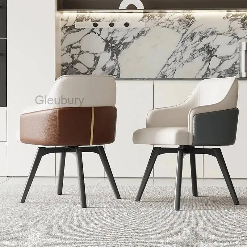 Sedie Eleganti con Cuscino, Design di Lusso, Comode Sedie da Pranzo e Gaming, Arredamento per Cucina e Sala da Pranzo