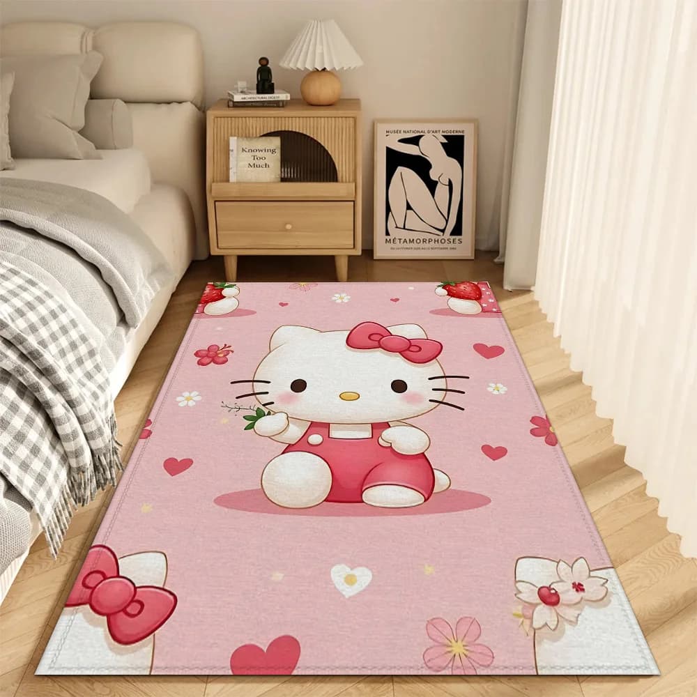 Decorazione Tappeto Tappetino Camera da letto Tappeto Camera Tappeto H-hello Kitty Tappetini da bagno Zerbino Tappeti per porte d'ingresso Tappeti per la casa Scelta del piede