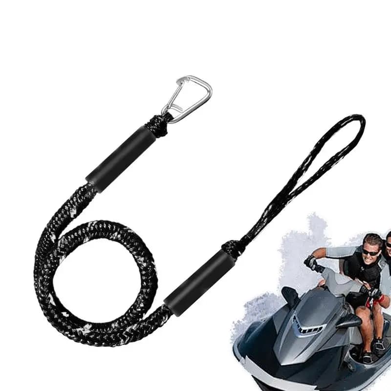 Linee di aggancio per barche con ancoraggio ad anello Linee per banchina per barche con clip Prodotti di ancoraggio per kayak di sicurezza marina per rafting pontone