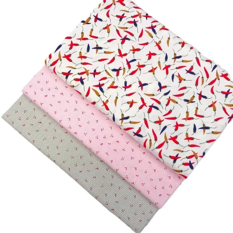 160x50 cm Tessuto stampato in twill di puro cotone per biancheria da letto fai da te Tende Tovaglie Tessuto per decorazioni per la casa con superficie in cotone morbido