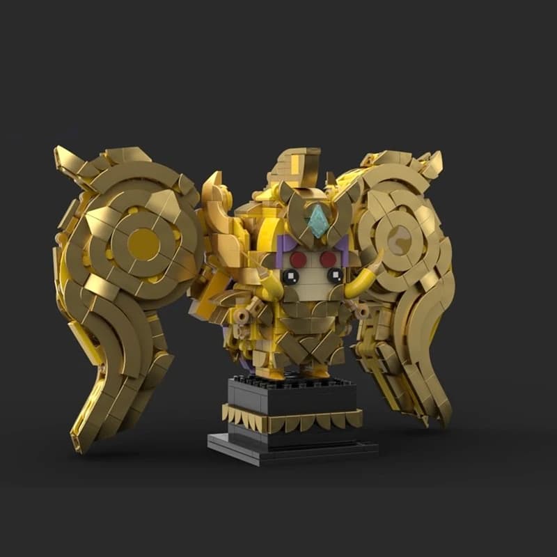 937 pz MOC Aries Mu God Cloth Brickheadz Modello Mattoncini da Costruzione Regalo di Natale Giocattoli Architettonici Idea Creativa Educativa
