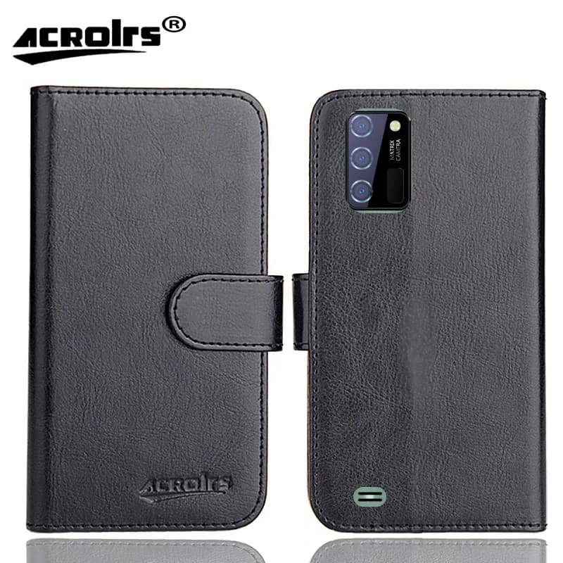 Per Oukitel C25 C31 Pro Custodia 6 Colori Flip Luxury Fashion Retro Morbida Pelle Esclusiva Telefono Protettivo Crazy Horse Cover