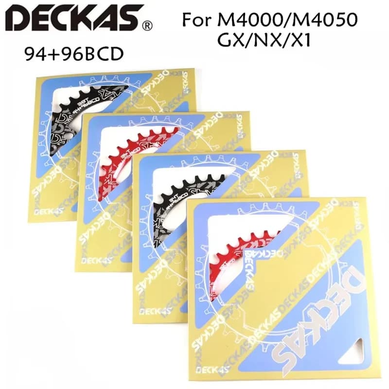DECKAS 94 + 96BCD Corona Singola 32T/34T/36T/38T/40T/42T MTB Mountain Bicicletta Corona Ovale Rotonda 94 + 96 BCD M4000 GX NX X1 Manovella