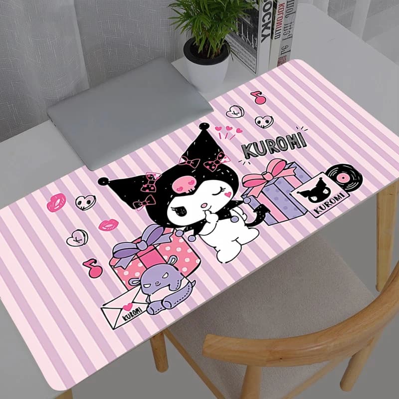 Mouse Mat Durable Aime Gamer Grande XXL, Varmile Keyboard Carpet, Kawaii Gaming Accessories, Mousepad Sanrio Kuromi