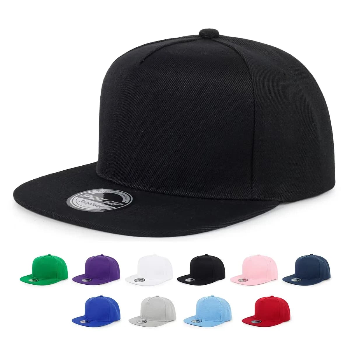 Unisex Fashion Baseball Hat, Hip-hop Beret in Tesa Flat for Men and Women, Snapback Hat for Foreign, Regular Trendy Sun Hat for Free Time