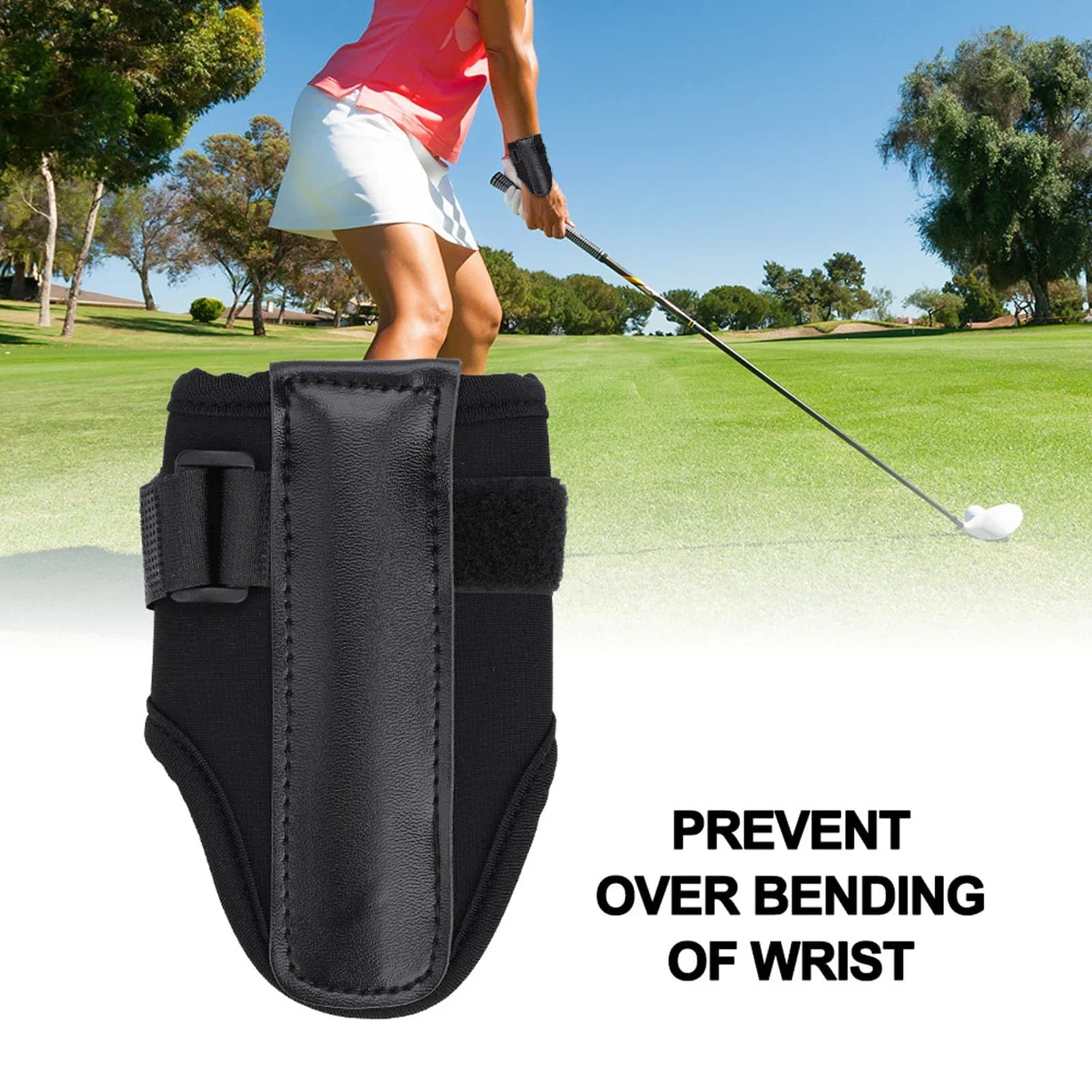 Supporto per fissatore per polso da allenamento per golf, correttore per protezione per altalena, trainer per fascia