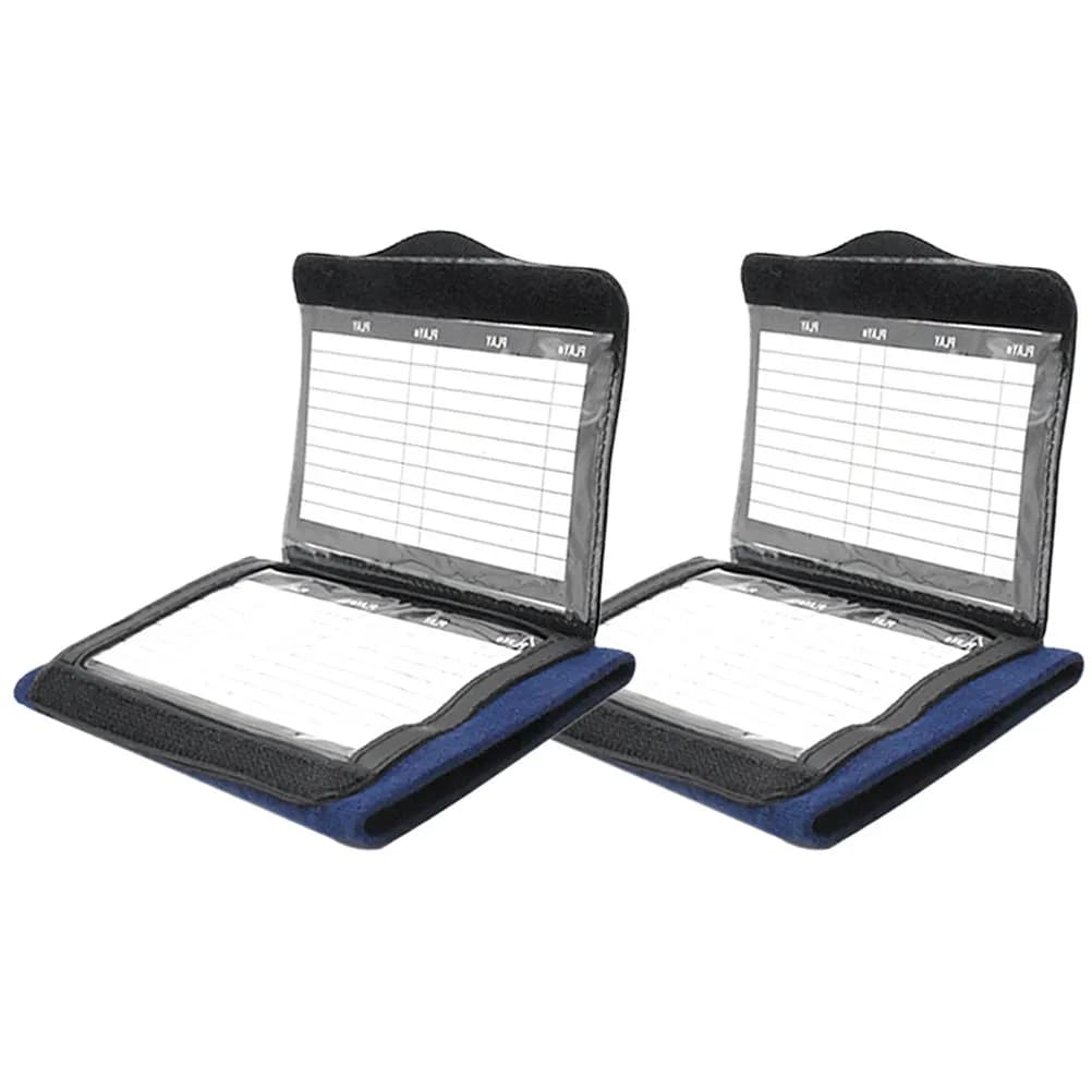 2 Pezzi Braccialetti Porta Carte Sportive Tattici da Calcio, Supporto Polso Multiuso per Allenatori, Giocatori e Allenamento Giovanile