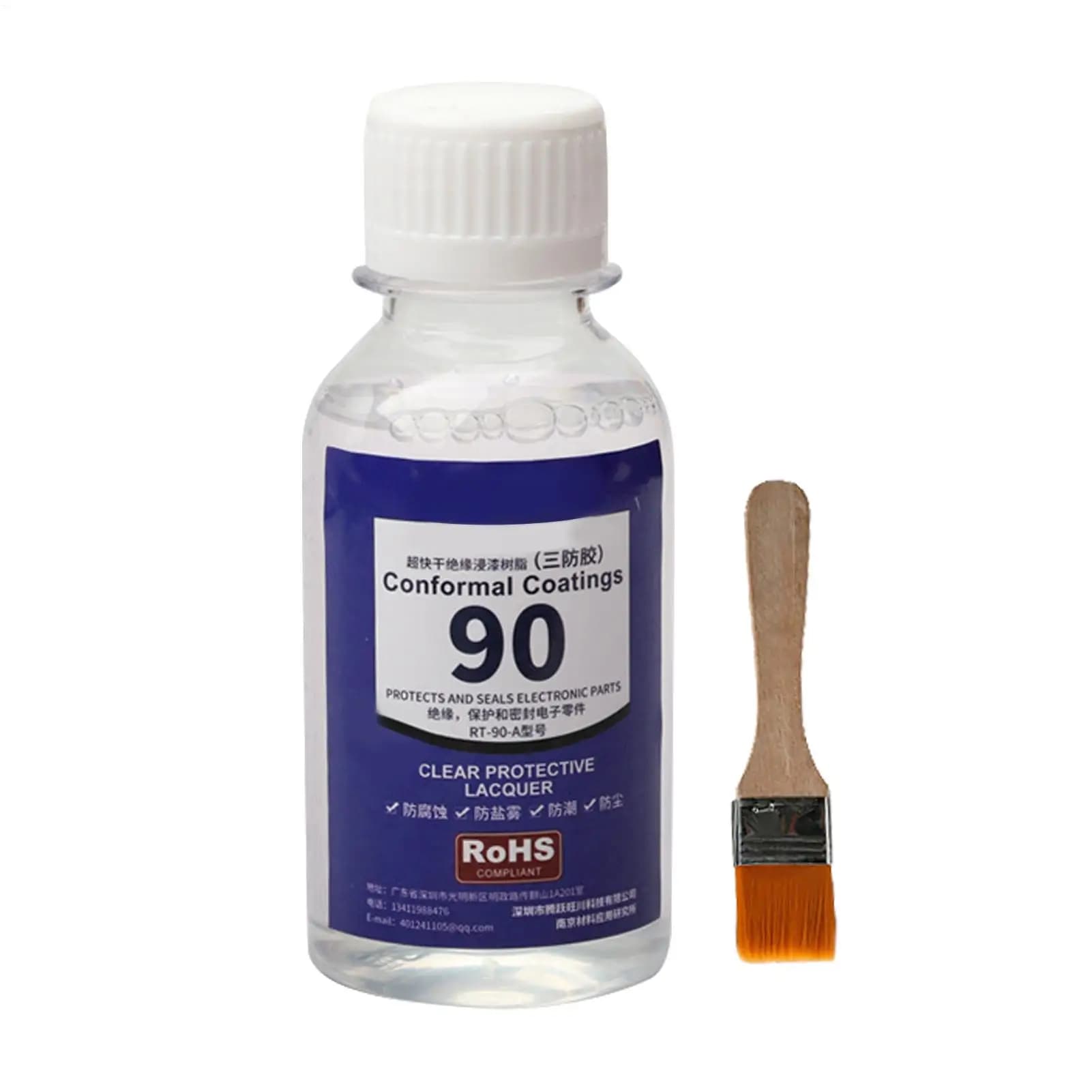 100ml Clear Conformal Coating Waterproof Protective Paint for Circuit Board PCB LED Automotive Electronics Repair