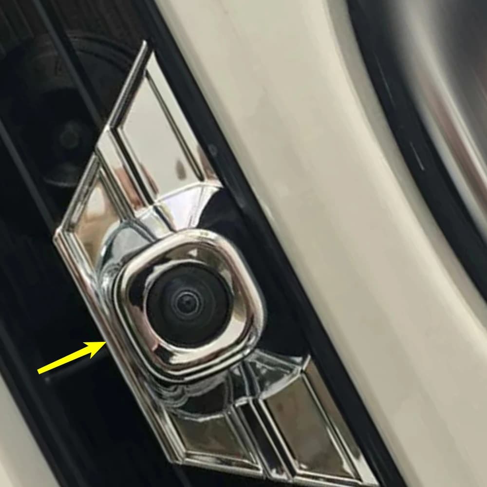 Cornice Cromata per Telecamera Frontale/Griglia per Toyota RAV4 2016 2017 2018 - Accessori Auto Esterni