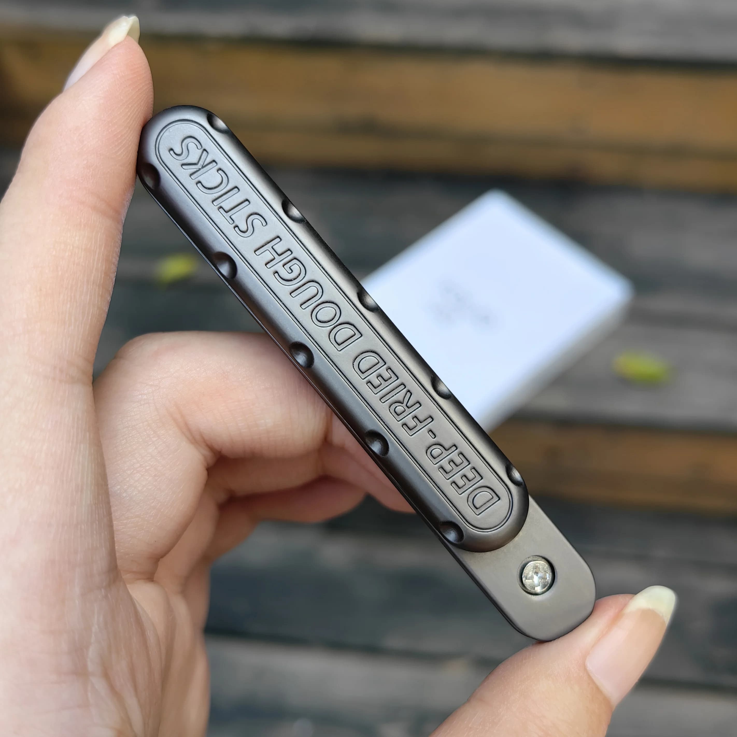 EDC Fidget Sliders Fidget Toys Sollievo dallo stress per adulti Metallo Push Pull Rotazione ADHD Casual Fidget Toy Moneta tattile