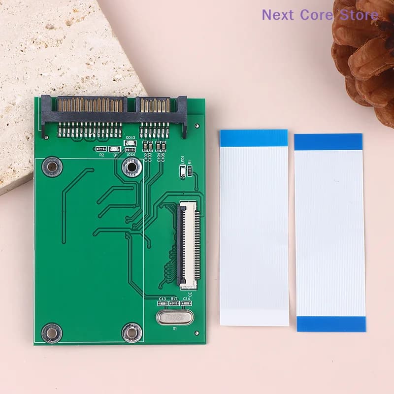 [NC]40Pin ZIF/CE SSD HDD Hard Disk Drive Adapter Card To 7+15 22 Pin 1.8 Inch SATA Drive Adapter Converter Board Card[NC]