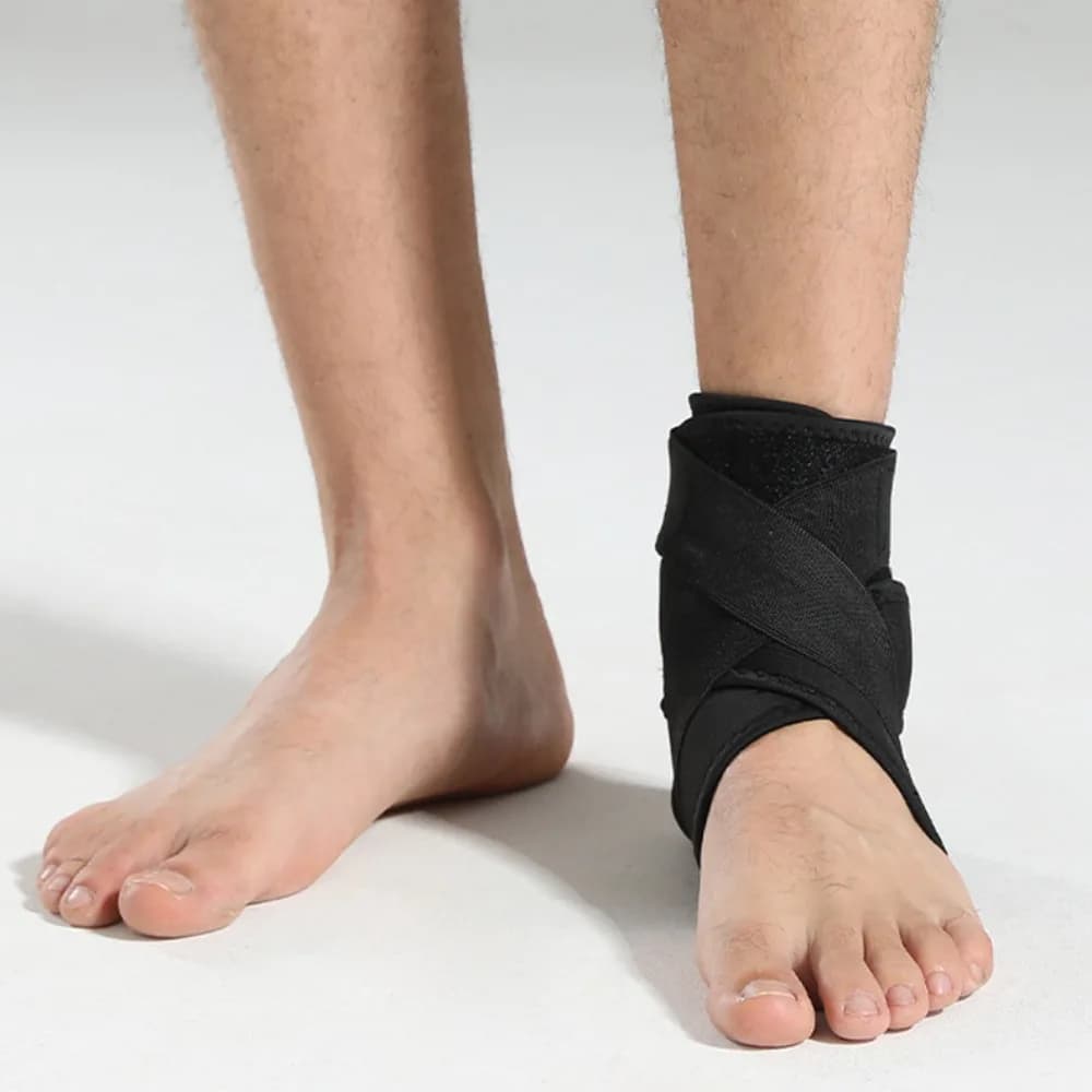 Supporto Compressivo per Caviglia, Protezione Sportiva Universale, Fascia Elastica Protettiva per Caviglia, Supporto per Escursionismo