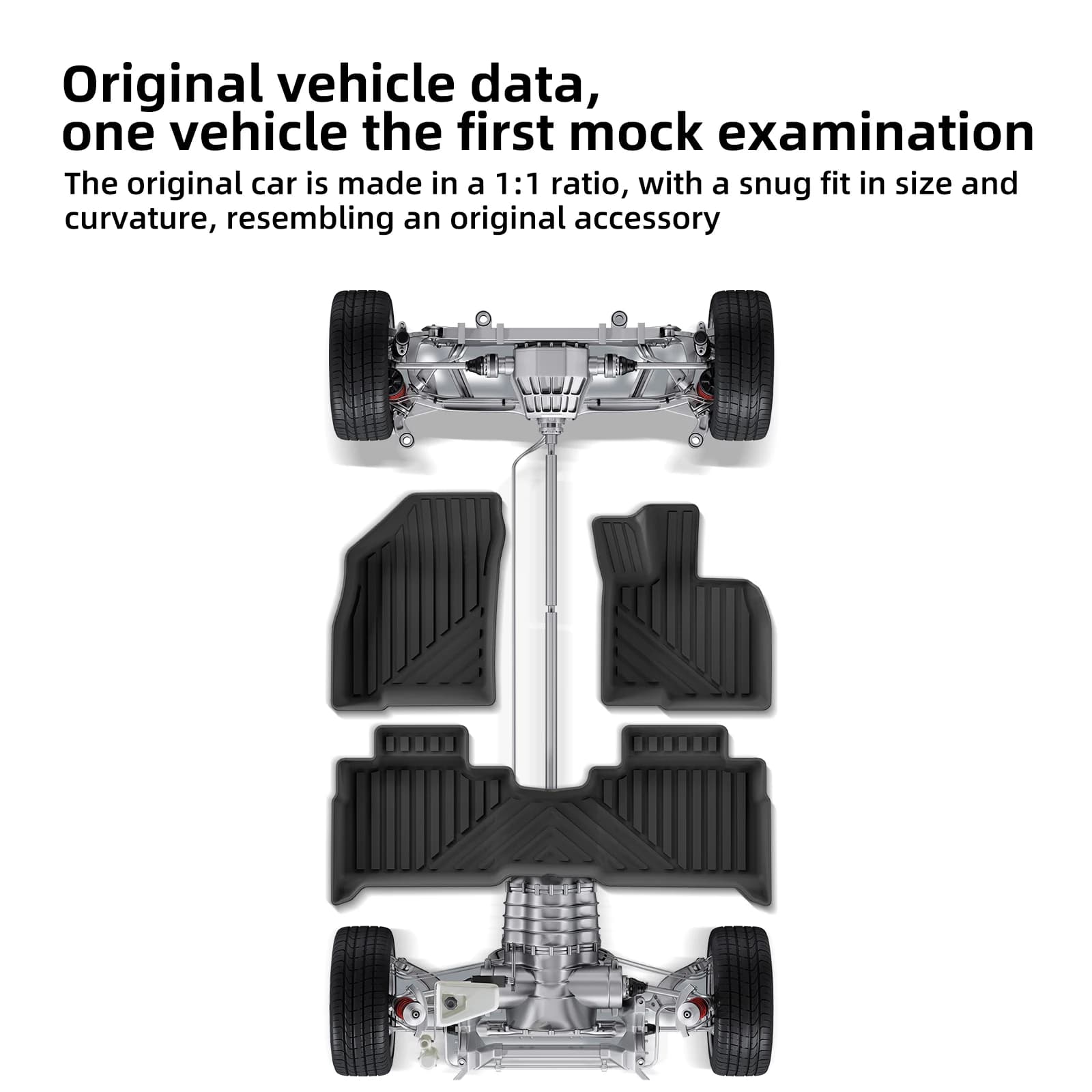 Right Drive for Jaecoo J7/Jetour Tansuo 06 2024-2025 (SHS Hybrid Only) Car Floor Mats Trunk Pad TPE 3D Foot Pad All Weather