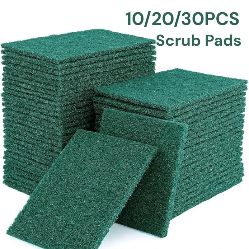 10/20/30 Pcs Scrub Pad Home Cooking Remover Oil Dishrag