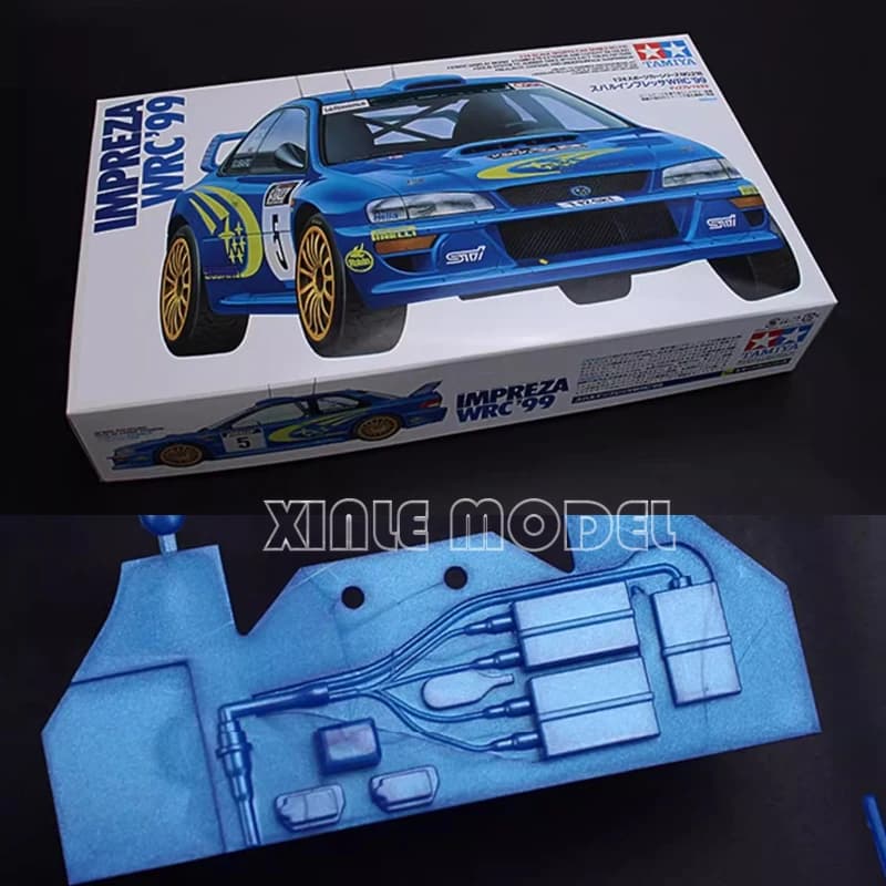 TAMIYA Kit modello di auto in scala 24218 WRC99 auto da rally 1/24 Collezione hobby di modelli giocattolo