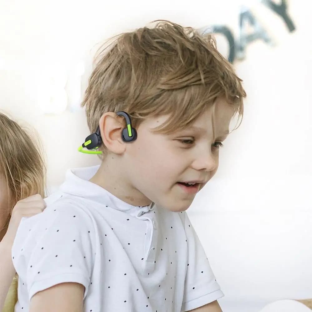 Cuffie Bluetooth per bambini vivavoce Auricolari Bluetooth 5.3 Auricolari sportivi Bluetooth 8 GB integrati IPX5 impermeabili