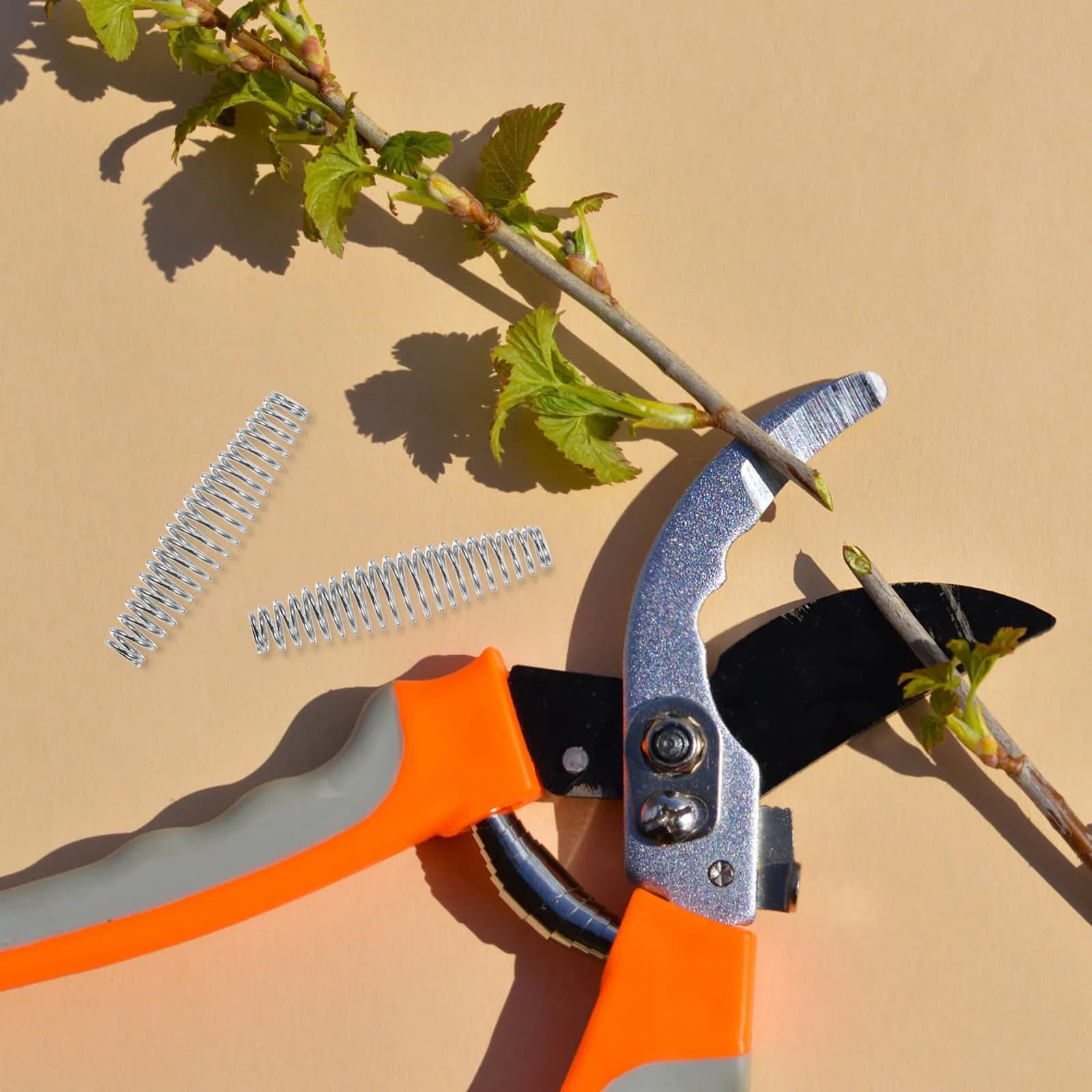 10 Pcs Garden Tool Spring Replacement Compression Springs Plant Shear Pruner Mini