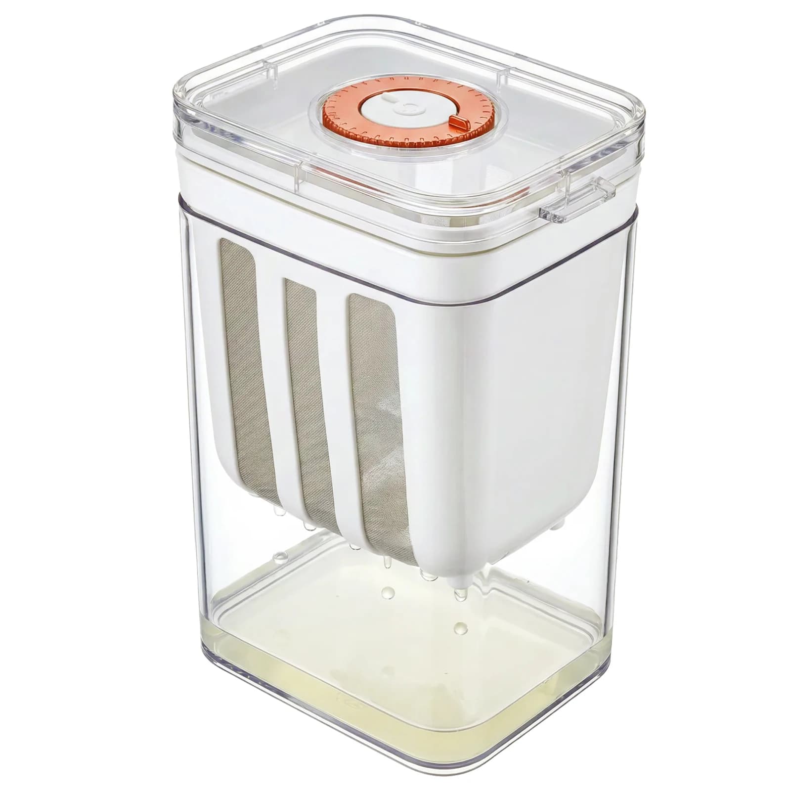Colino per Yogurt da 1100 ML, Filtro Riutilizzabile Multiuso, Separatore di Siero per Yogurt con Rete Fine in Acciaio Inox per Formaggio