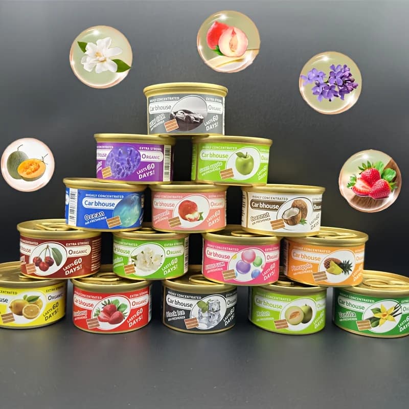 1/2pc Deodorant for wood car Long-term fragrance Various scents for multiple spaces Home Office Car Interior Aromatherapy Gift