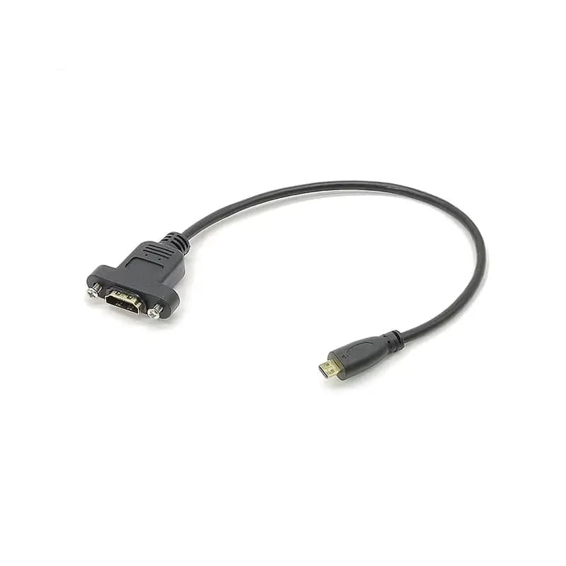 HDMI Male to Micro Male Cable 30cm, Extension Cord for Digital Camera Camcorder DSLR