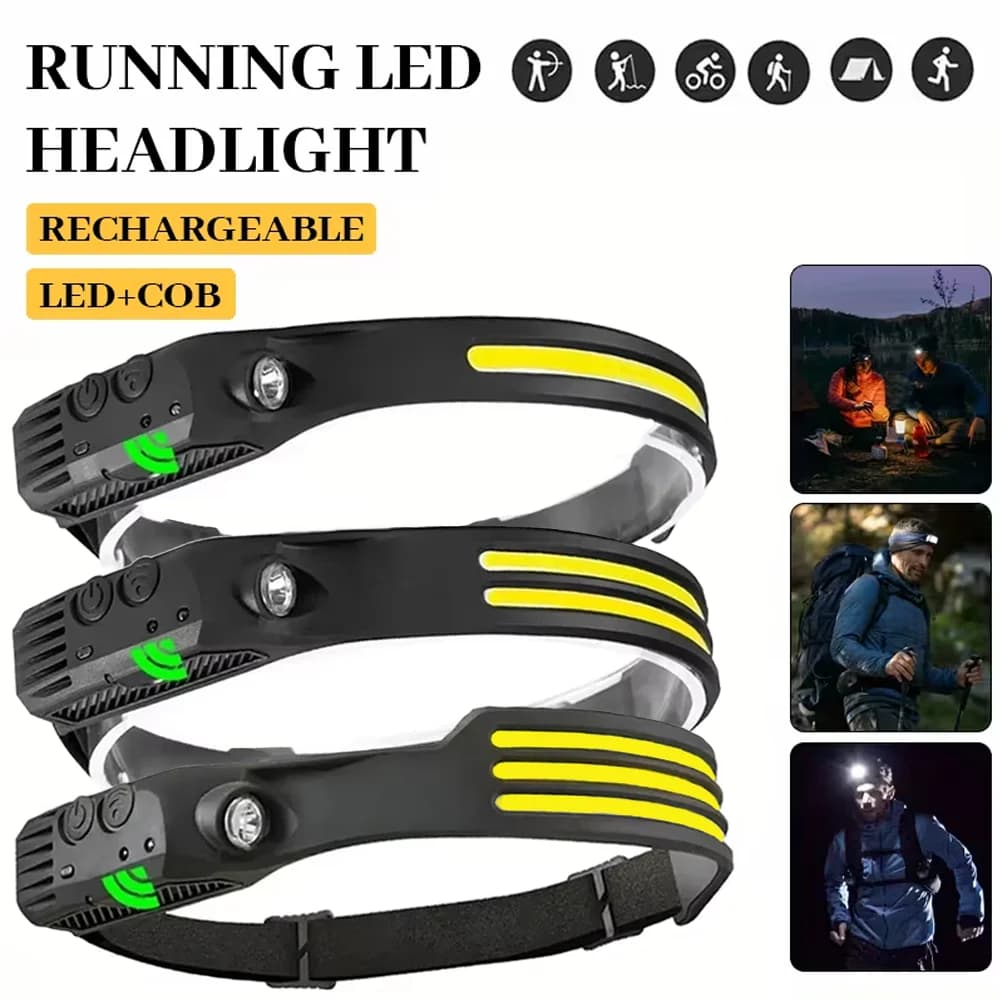 LED COB Rechargeable USB Lamp with Built-in Battery Emergency Work Lantern for Outdoor Camping