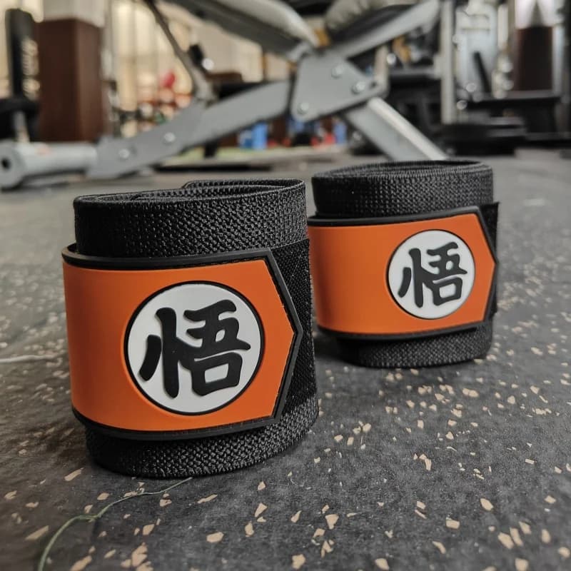 2 pezzi fasce per il polso per sollevamento pesi palestra fitness fasce per il supporto del polso per uomini e donne protezione per il polso per allenamento della forza per stacco incrociato
