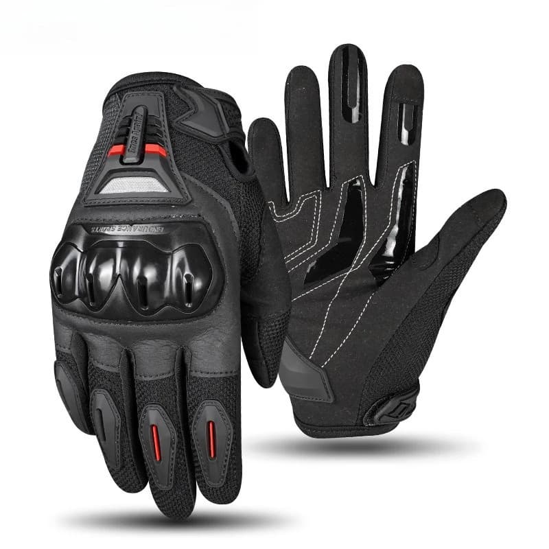 Guanti da Moto Estivi Traspiranti Antiurto per Motocross, Corse, Touring e Fuoristrada, Protezione Completa per Uomo