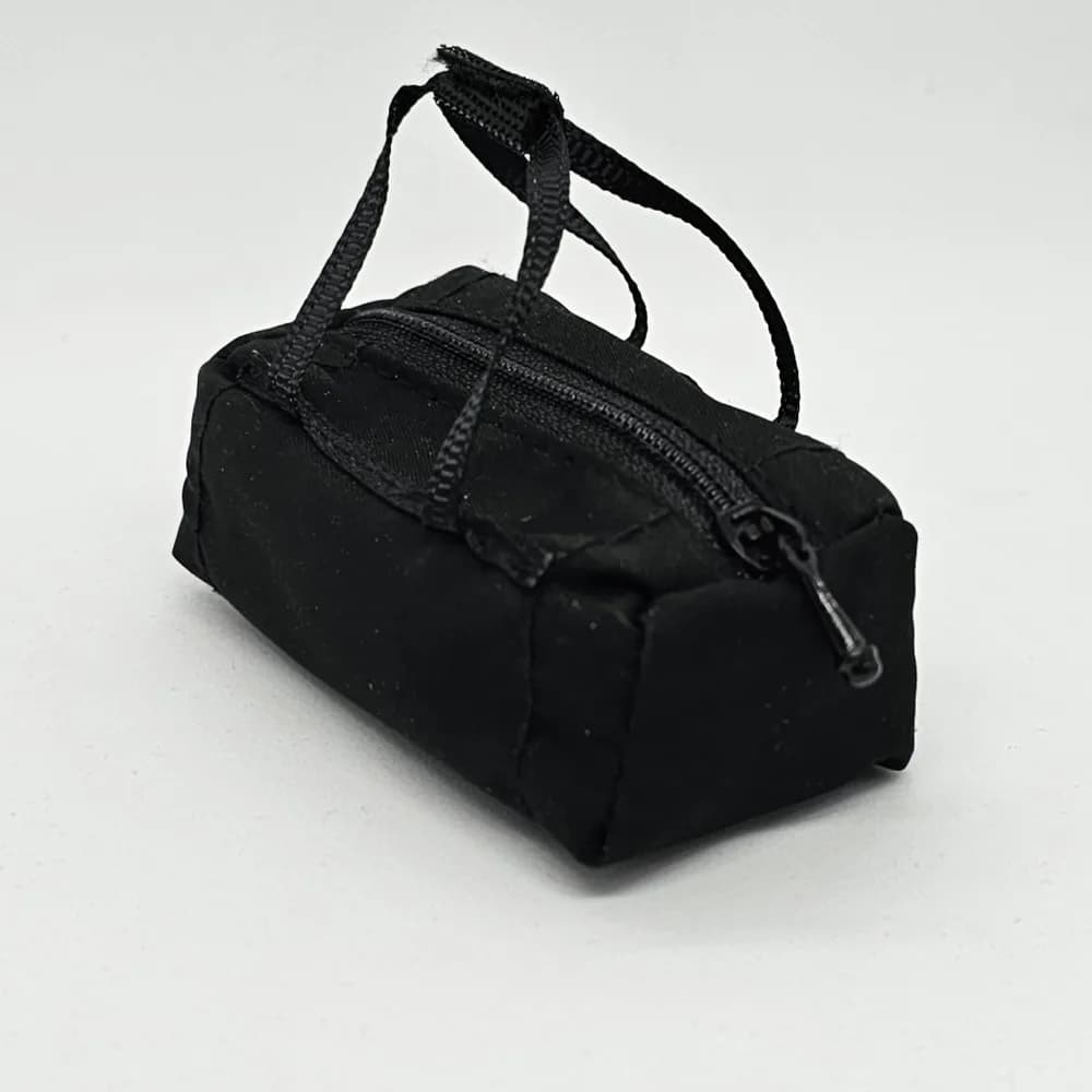 Simulazione Modello RC Borsa Modelli di scene di tempesta di pioggia all'aperto Bagagli per auto RC Ornamento sul tetto Borsa da viaggio in miniatura con design in scala