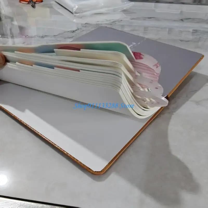 G88D 10 pezzi grandi dimensioni in acrilico con clip per carta, segnalibri, pagine per libri, clip per documenti