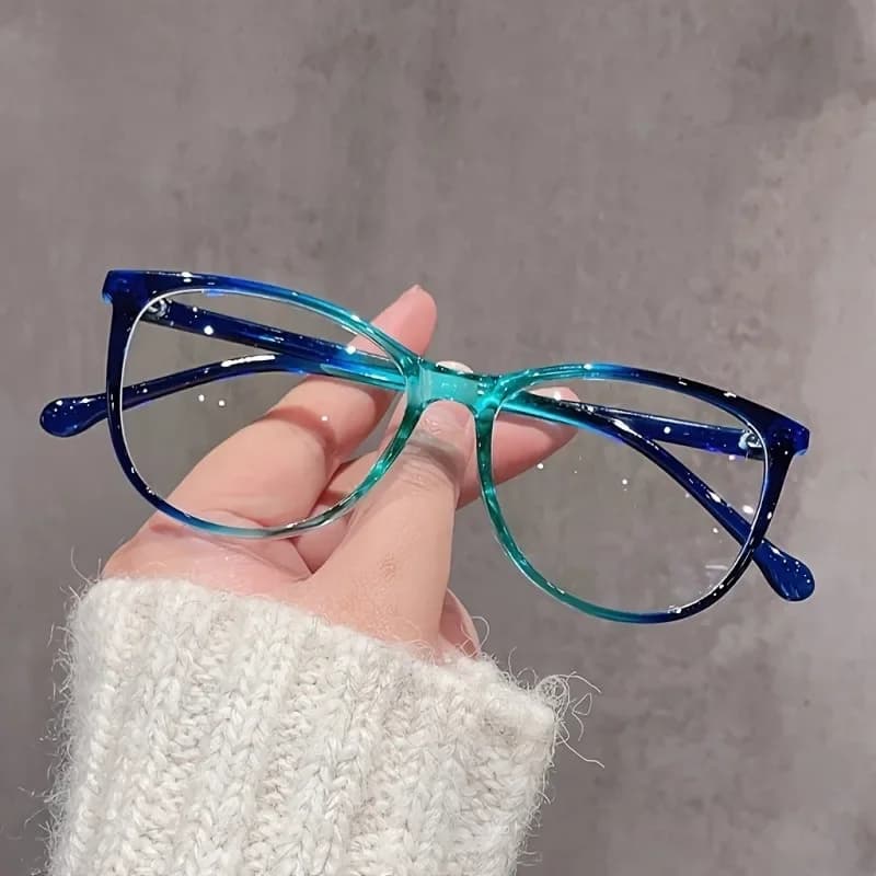 1PC-Occhiali da donna alla moda con filtro per la luce blu, montatura completa, adatti per l'uso quotidianoTTT