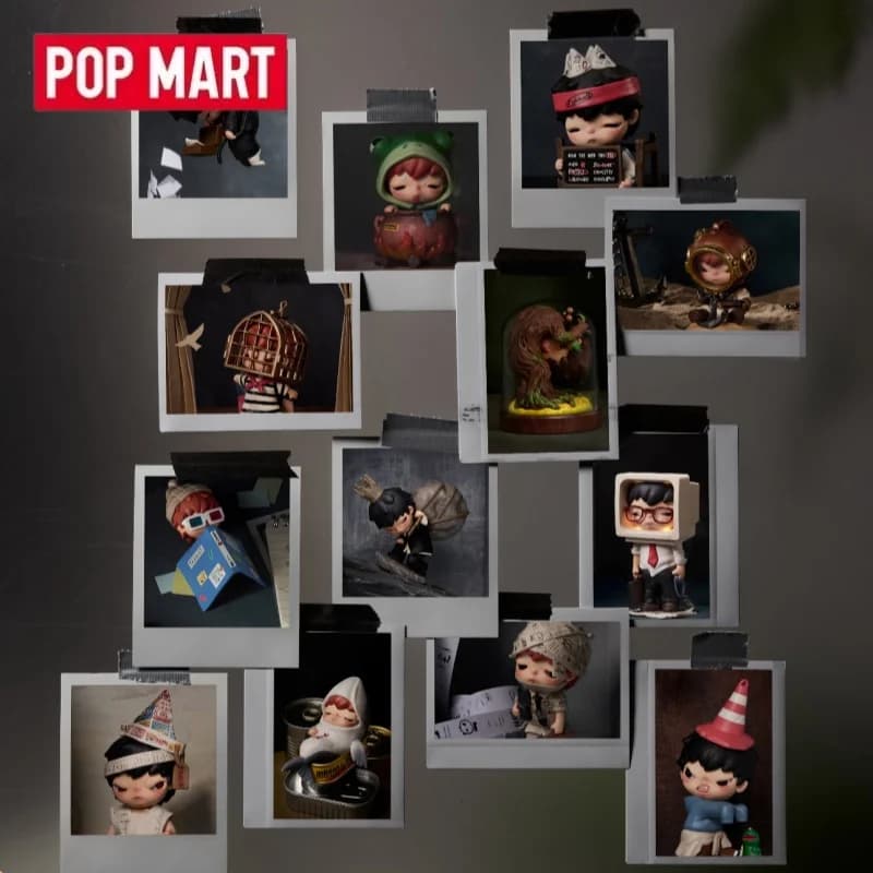 POP MART Hirono TAMED WILDGRASS Series Original Blind Box Surprise Mystery Box Cute Anime Action Figure Ornaments Figurines