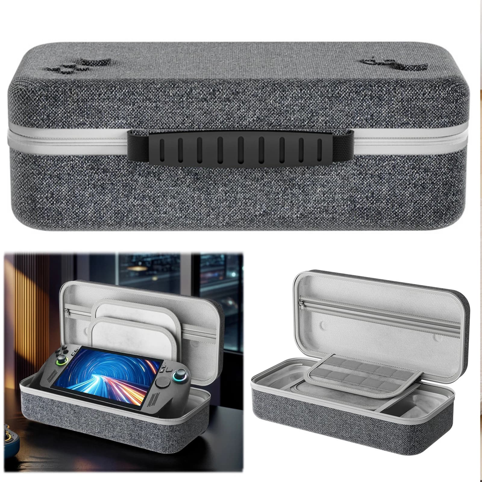 Custodia rigida portatile in EVA per ROG XBOX Ally X/Ally X, borsa protettiva da viaggio, accessori per giochi
